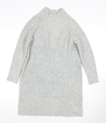 Womens UK Size 10 NEXT Grey Pullover Jumper