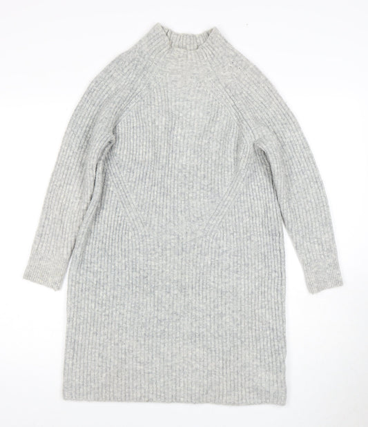 Womens UK Size 10 NEXT Grey Pullover Jumper