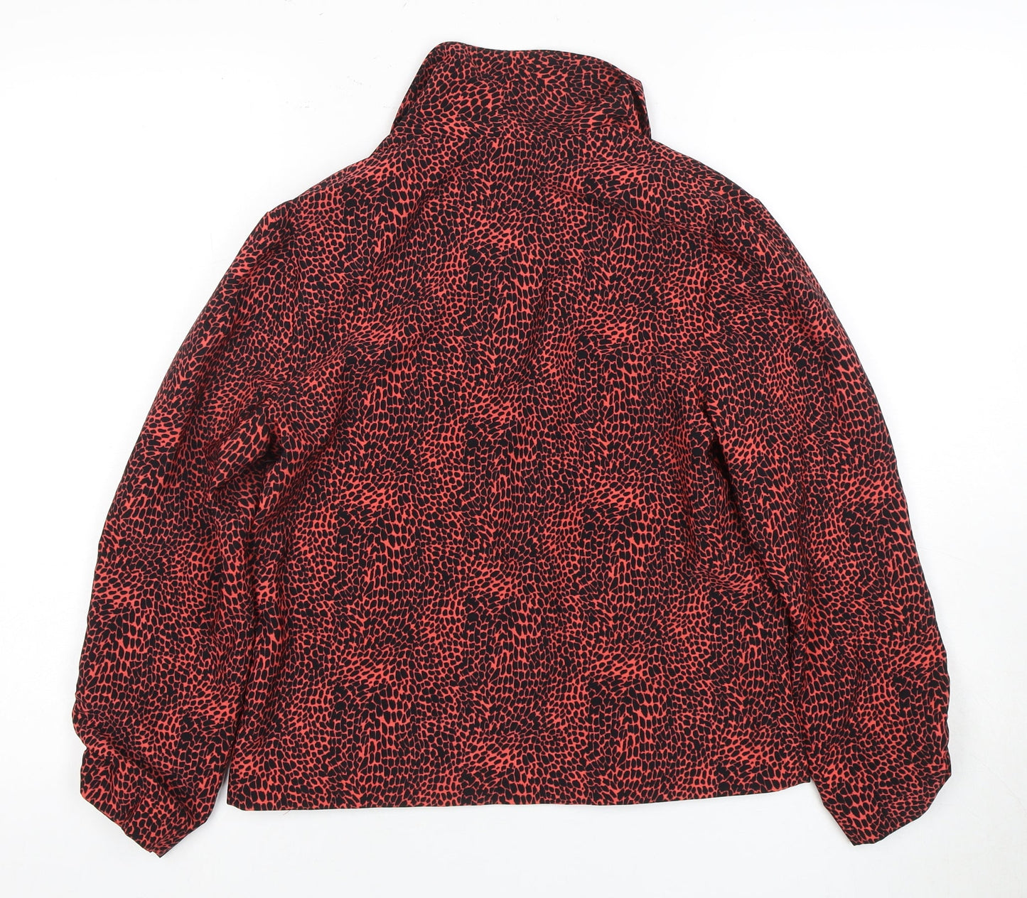 Next Women's Red Animal Print Jacket Size 8