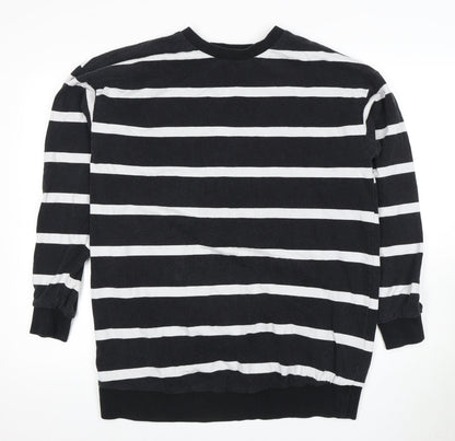 Unisex Adults UK Size 12 ASOS Black Pullover Sweatshirt