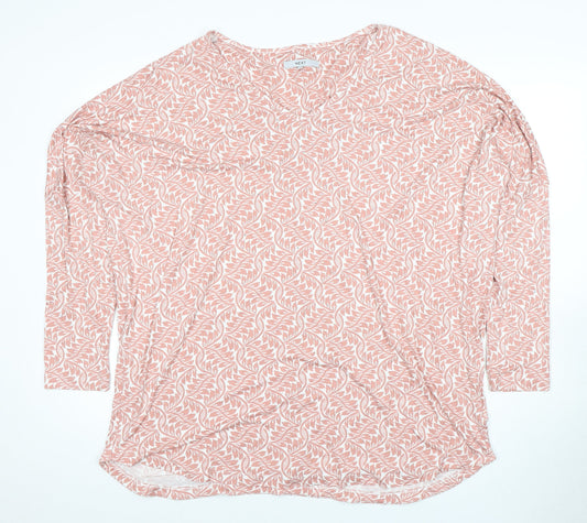 Womens UK Size XXL NEXT Multicoloured Basic T-Shirt