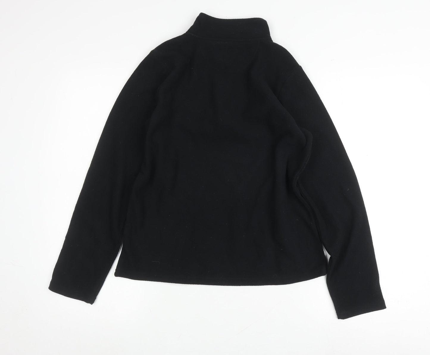 Peter Storm Boys Black 1/4 Zip Fleece Sweatshirt 13 Years