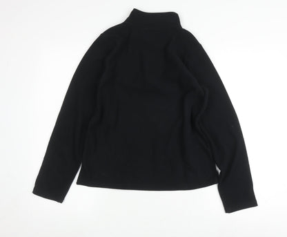 Peter Storm Boys Black 1/4 Zip Fleece Sweatshirt 13 Years