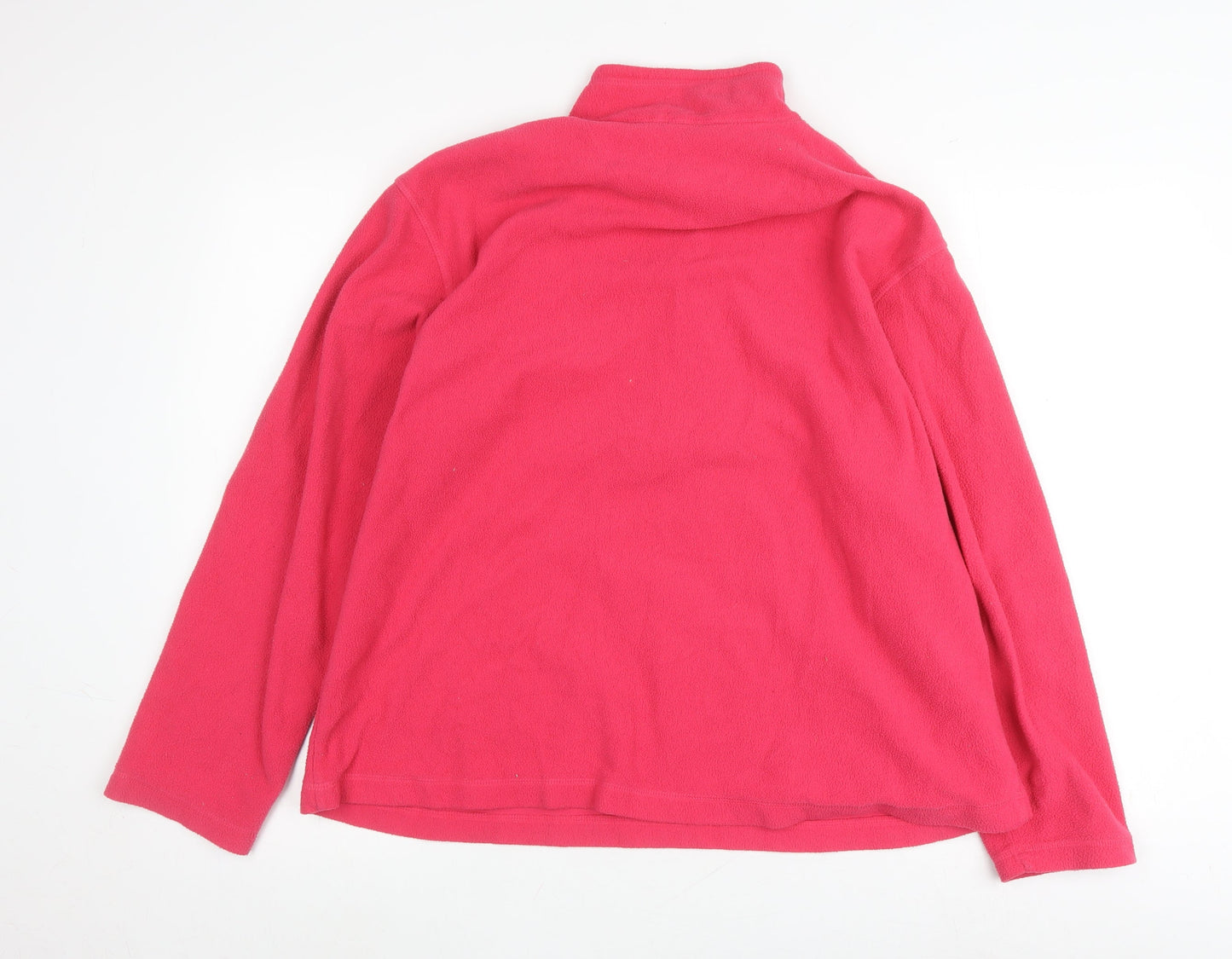 Regatta Women's Pink Fleece Pullover 1/2 Zip Sweatshirt - Size 20