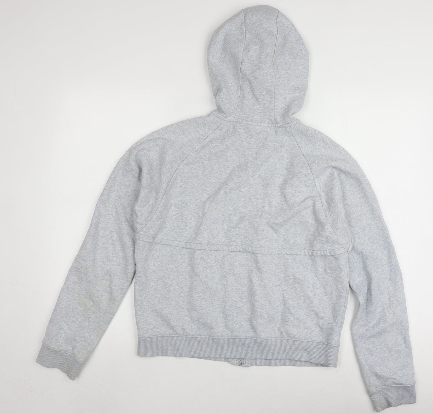 Womens UK Size M Under armour Grey Full Zip Hoodie