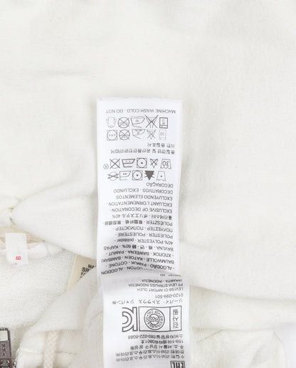 Levi's Women's Ivory Full Zip Hoodie - Size M Casual Wear