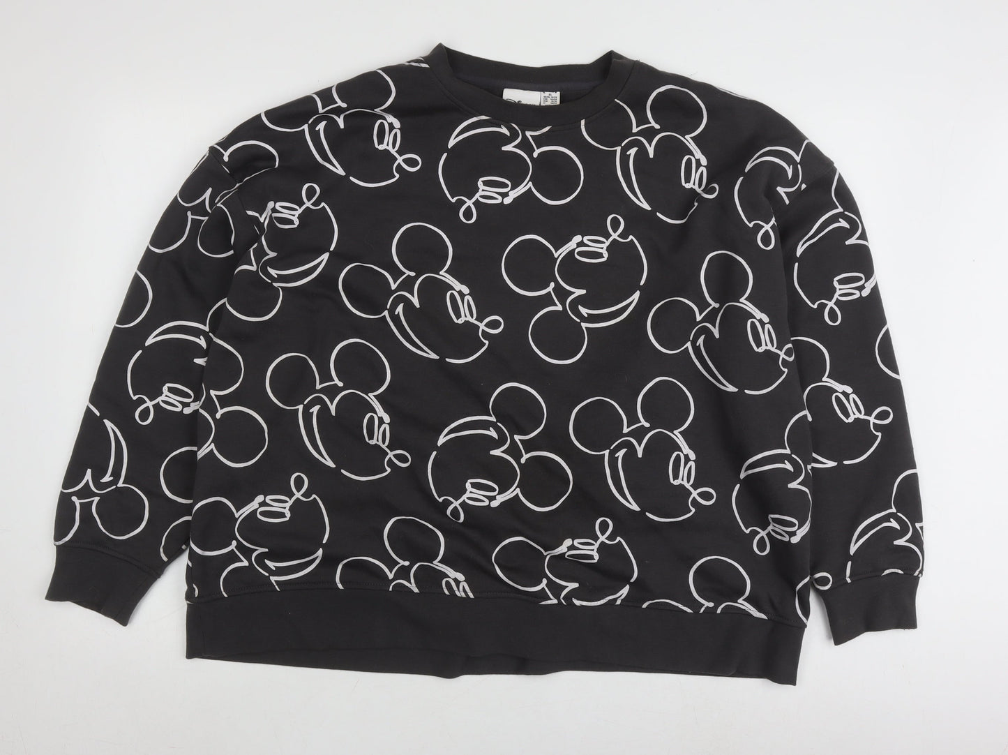Womens UK Size XL Disney Black Pullover Sweatshirt