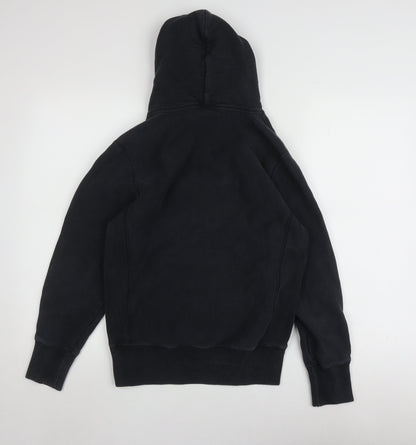 Mens UK Size M Champion Black Pullover Hoodie