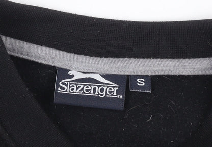 Mens UK Size S Slazenger Black Pullover Sweatshirt