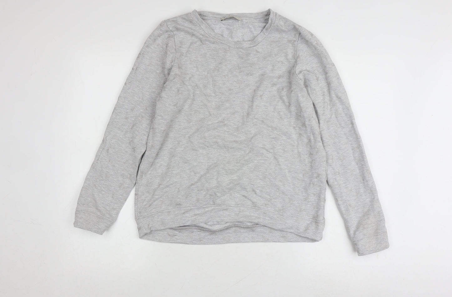 Oasis Women's Grey L Pullover Sweatshirt - Casual & Chic