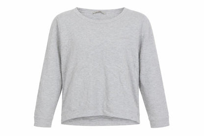 Oasis Women's Grey L Pullover Sweatshirt - Casual & Chic