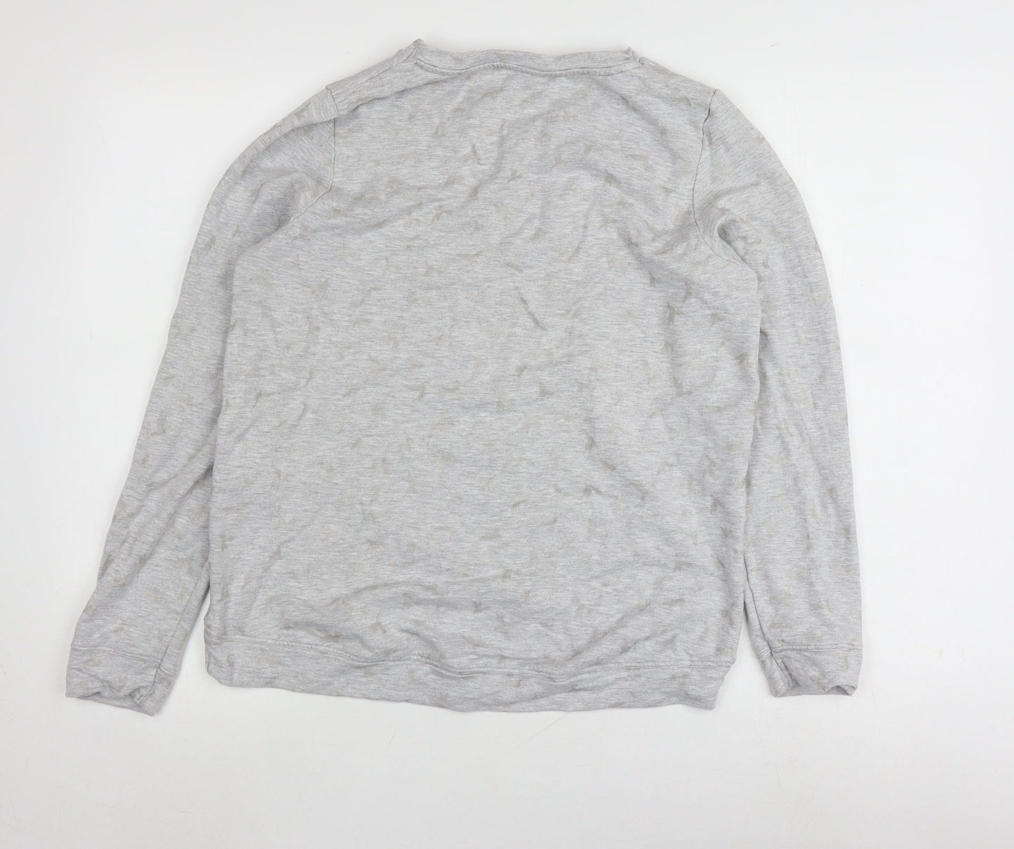Oasis Women's Grey L Pullover Sweatshirt - Casual & Chic