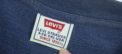 Mens UK Size XL Levi's Blue Pullover Sweatshirt