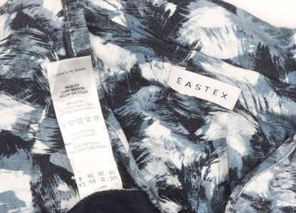 Womens UK Size 10 Eastex Blue Basic T-Shirt