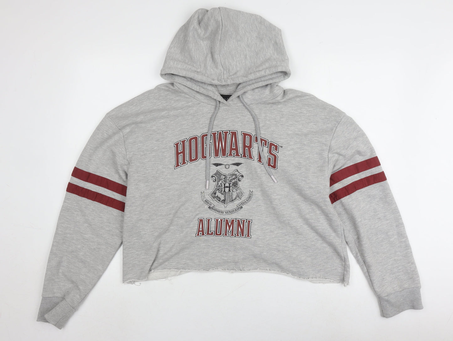 Unisex Adults UK Size 2XL Harry Potter Grey Pullover Hoodie
