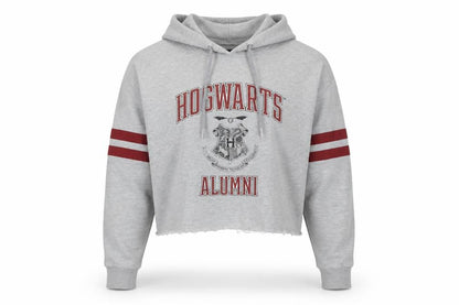 Unisex Adults UK Size 2XL Harry Potter Grey Pullover Hoodie