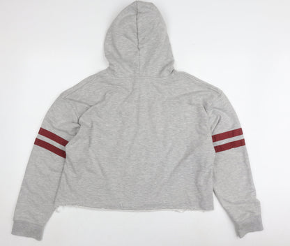 Unisex Adults UK Size 2XL Harry Potter Grey Pullover Hoodie