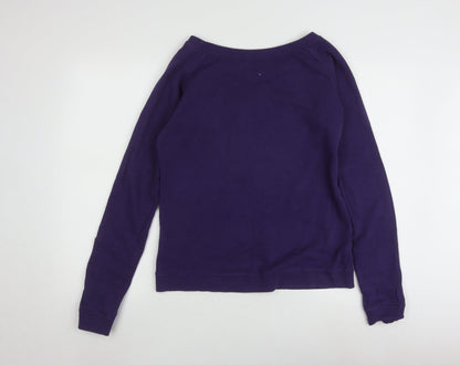 Superdry Women's Purple Crew Neck Sweatshirt S