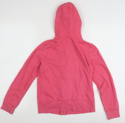 Gap Pink Full Zip Hoodie for Girls, 10-11 Years