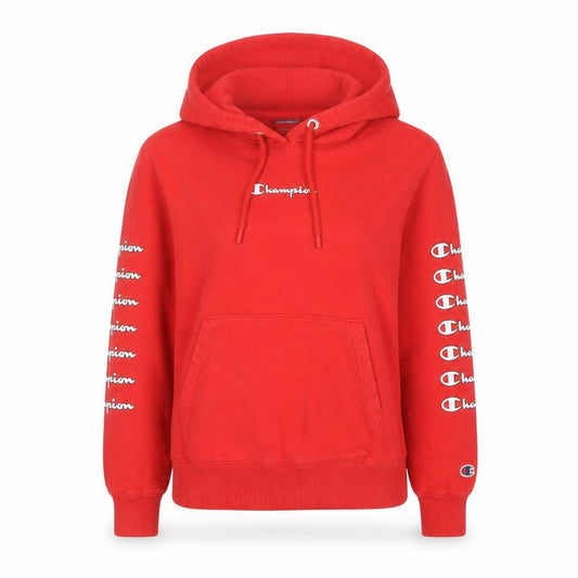 Champion Red Pullover Hoodie Women Small