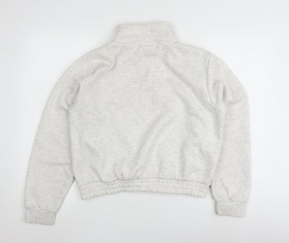 Slazenger Women's Ivory 1/4 Zip Sweatshirt - Size 14