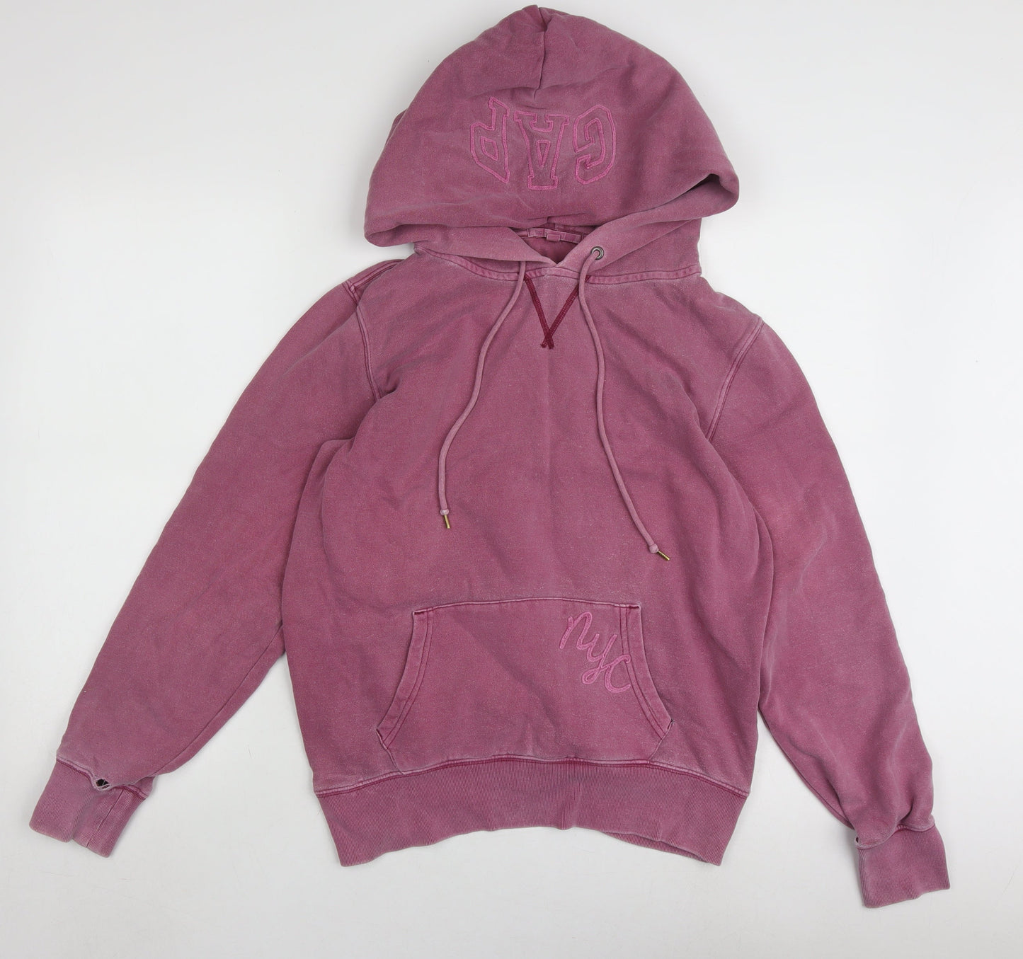 GAP Women's Pink Pullover Hoodie - Size M, Casual Wear
