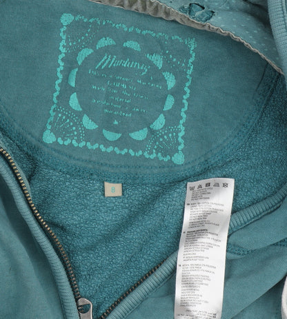 Mandala Women's Blue Full Zip Hoodie Size 8