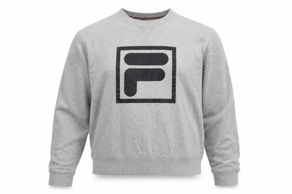 Mens UK Size L FILA Grey Pullover Sweatshirt