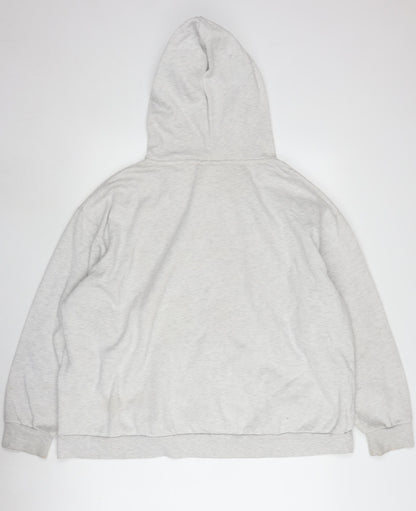Unisex Adults UK Size 2XL Disney Grey Pullover Hoodie