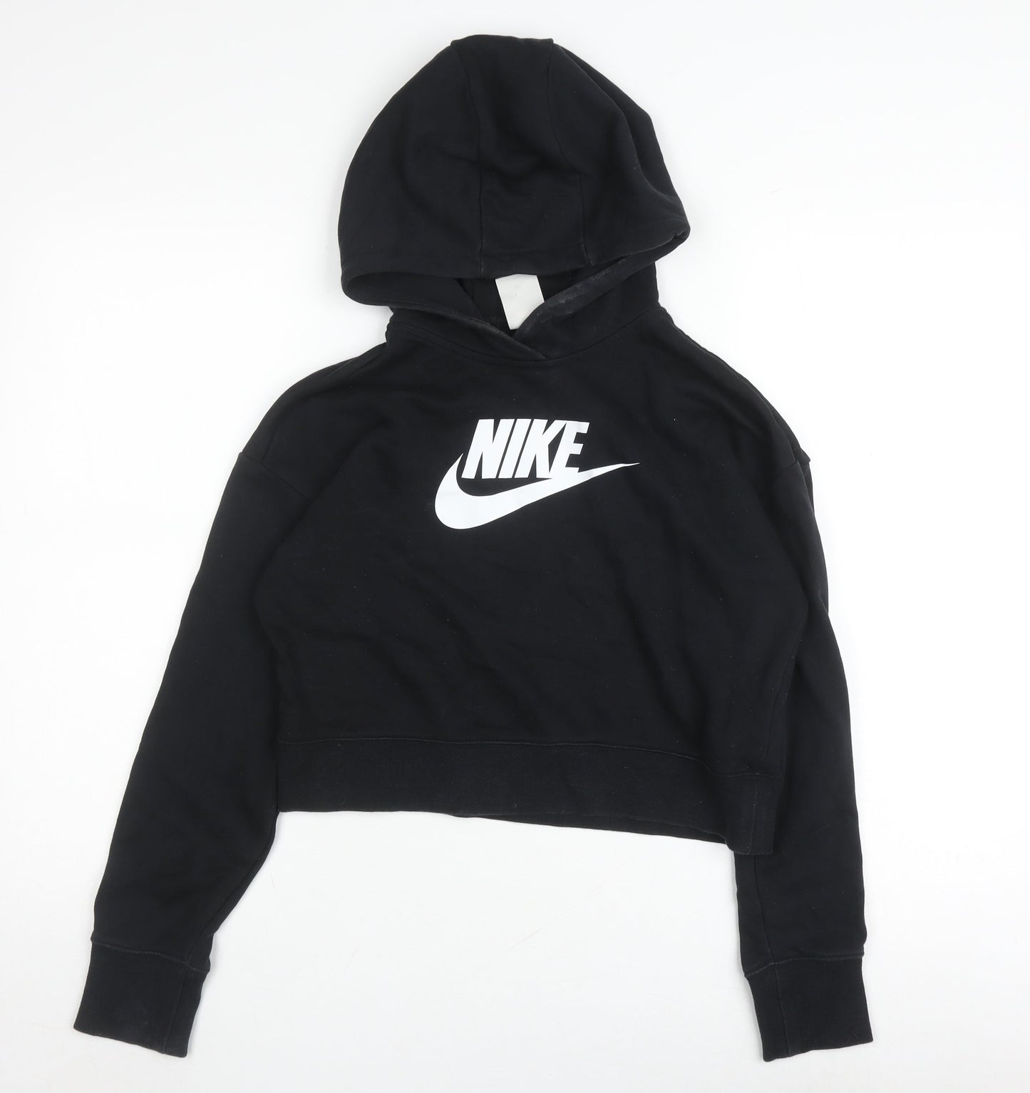 Nike Unisex Kids Black XL Pullover Hoodie - Logo Style