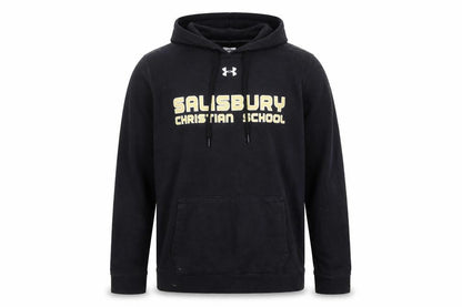 Mens UK Size M Under armour Black Pullover Hoodie