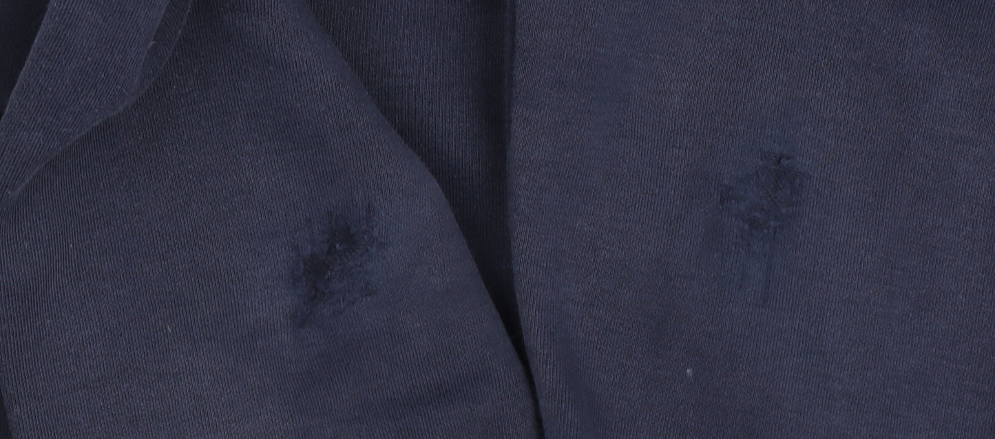 Tommy Jeans Men’s Blue Pullover Hoodie - Medium