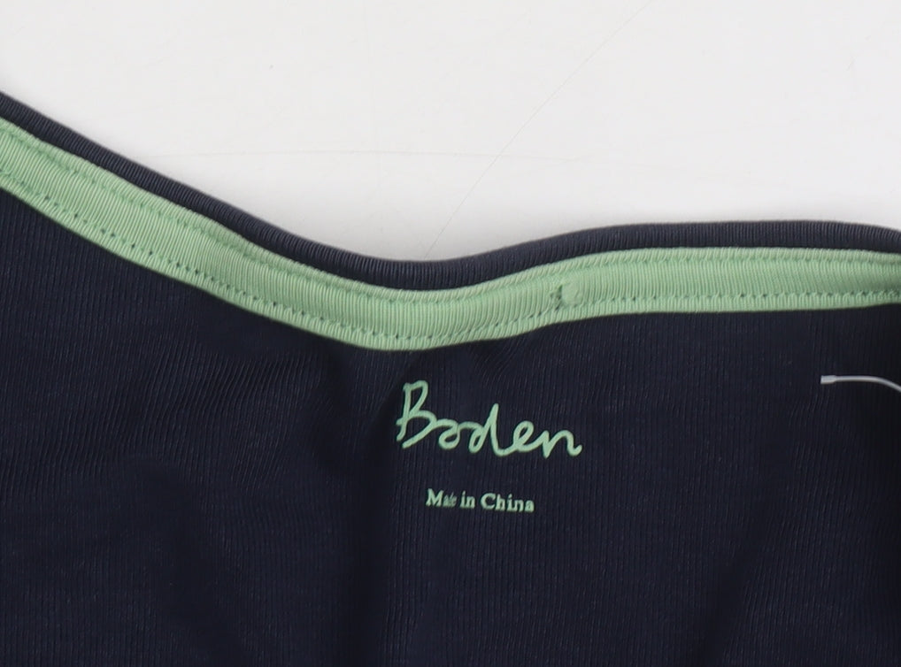 Womens UK Size 10 Boden Blue Basic T-Shirt