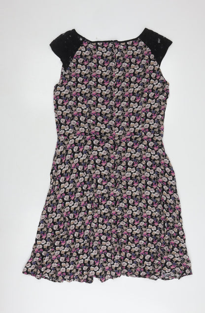 Warehouse Women's Multicoloured Floral A-Line Dress 16