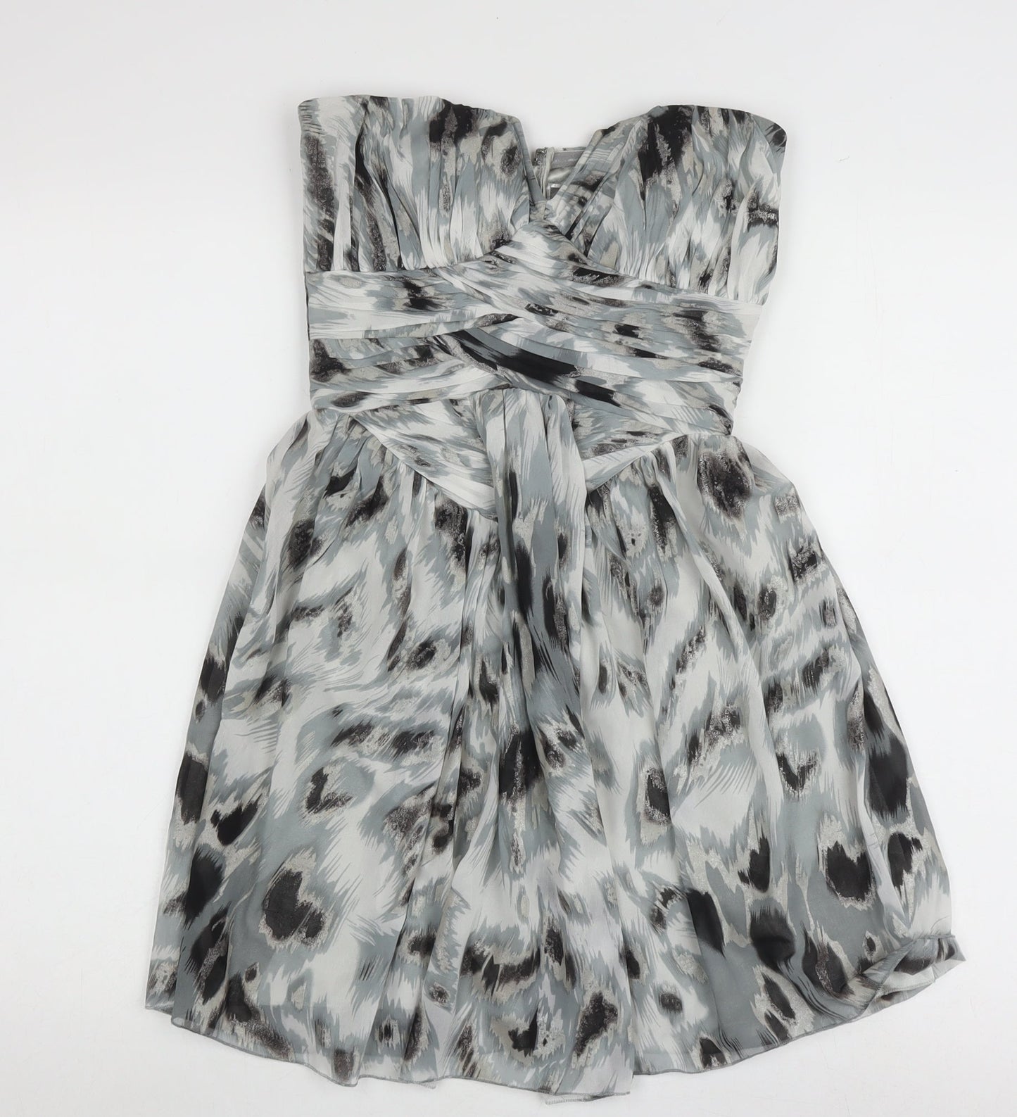 Lipsy Women's Multicoloured Animal Print A-Line Dress, Size 6