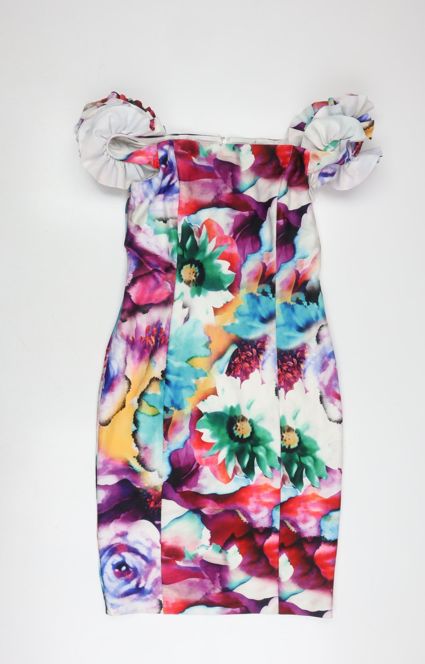 Gina Bacconi Women's Multicoloured Floral Bodycon Dress