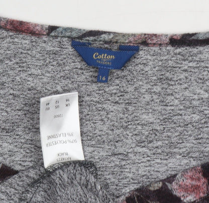 Cotton Traders Women's Floral Blouse, Size 16