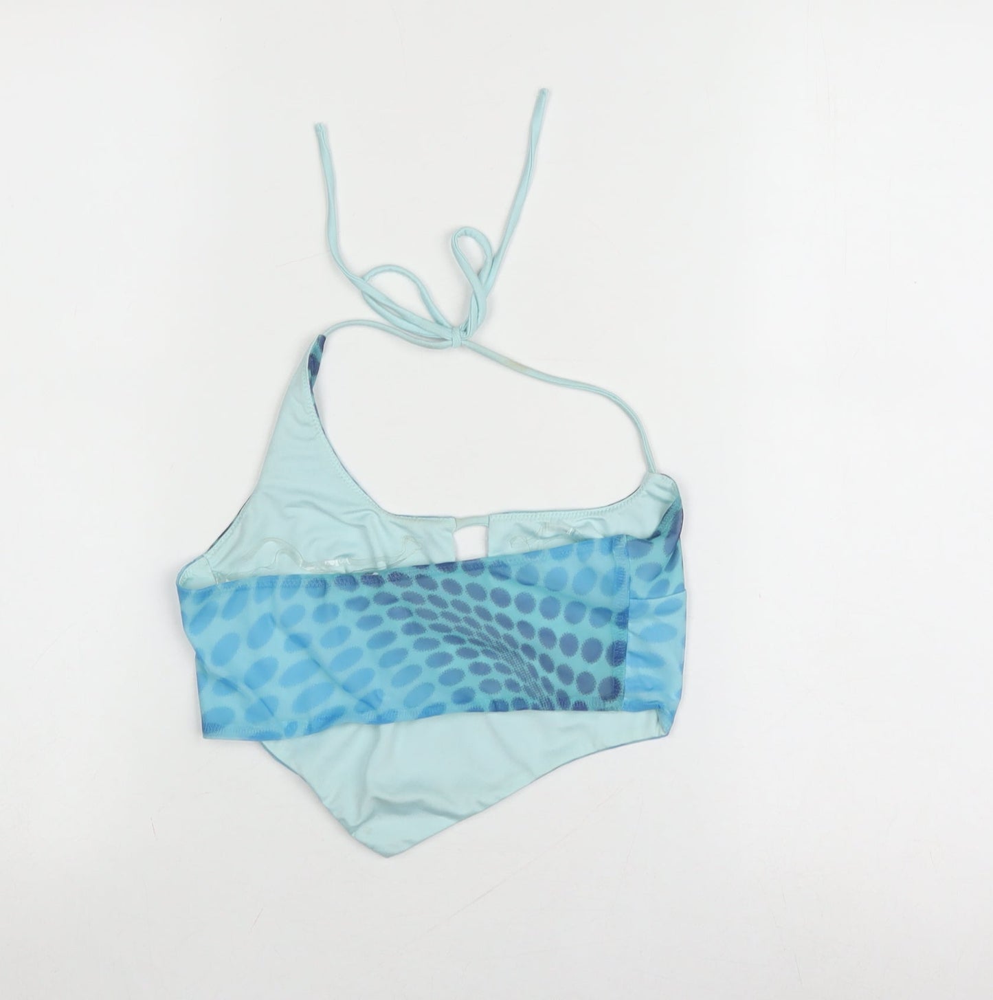Womens UK Size 6 Oh Polly Blue Cropped Tank