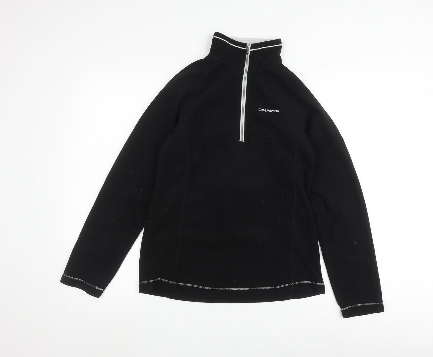 Craghoppers Women's Black Fleece Pullover Sweatshirt Size 8