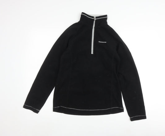 Craghoppers Women's Black Fleece Pullover Sweatshirt Size 8