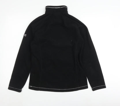 Craghoppers Women's Black Fleece Pullover Sweatshirt Size 8