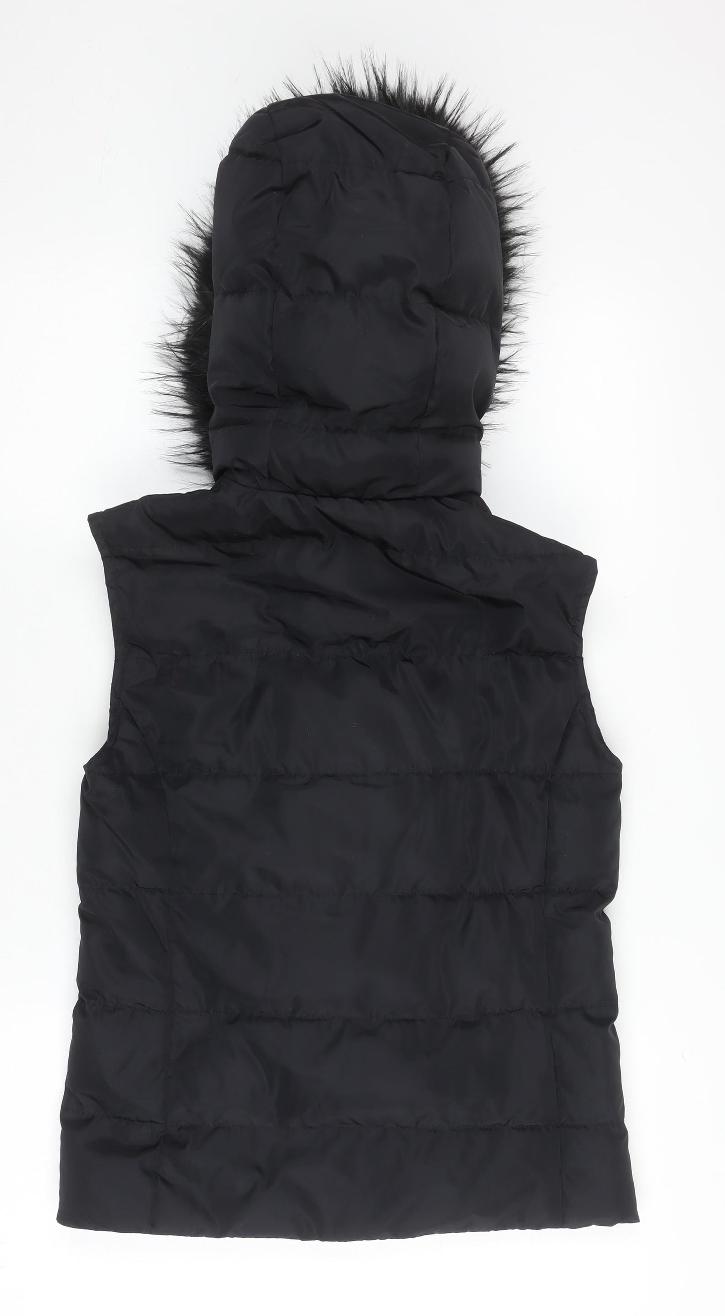 Womens UK Size 8 Jack Wills Black Puffer Jacket