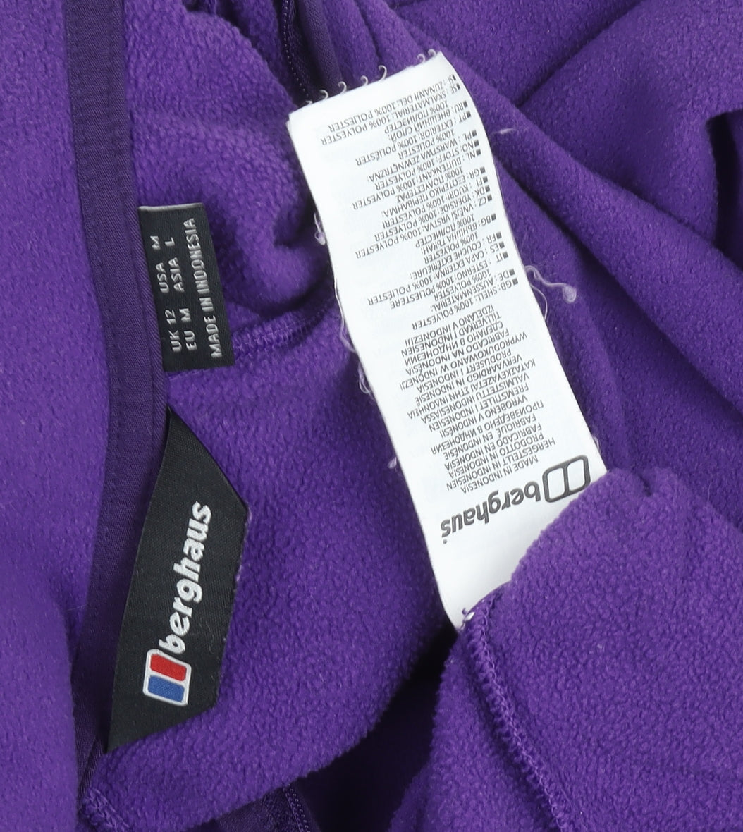 Berghaus Women's Purple Fleece Sweatshirt, Size 12, Activewear