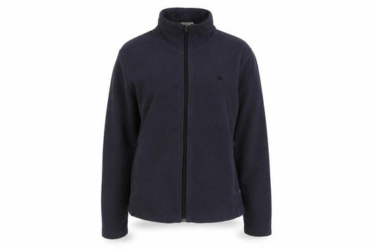 Front view of Adidas Women's Black Fleece Full Zip Sweatshirt M