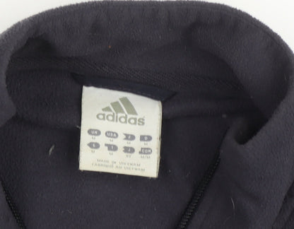 Adidas Women's Black Fleece Full Zip Sweatshirt M