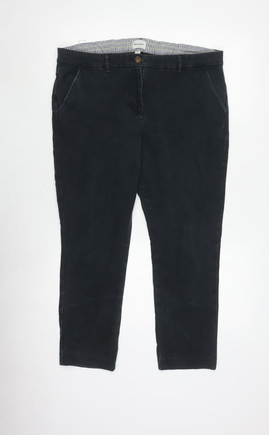 White Stuff Men's Black Trousers Size 16