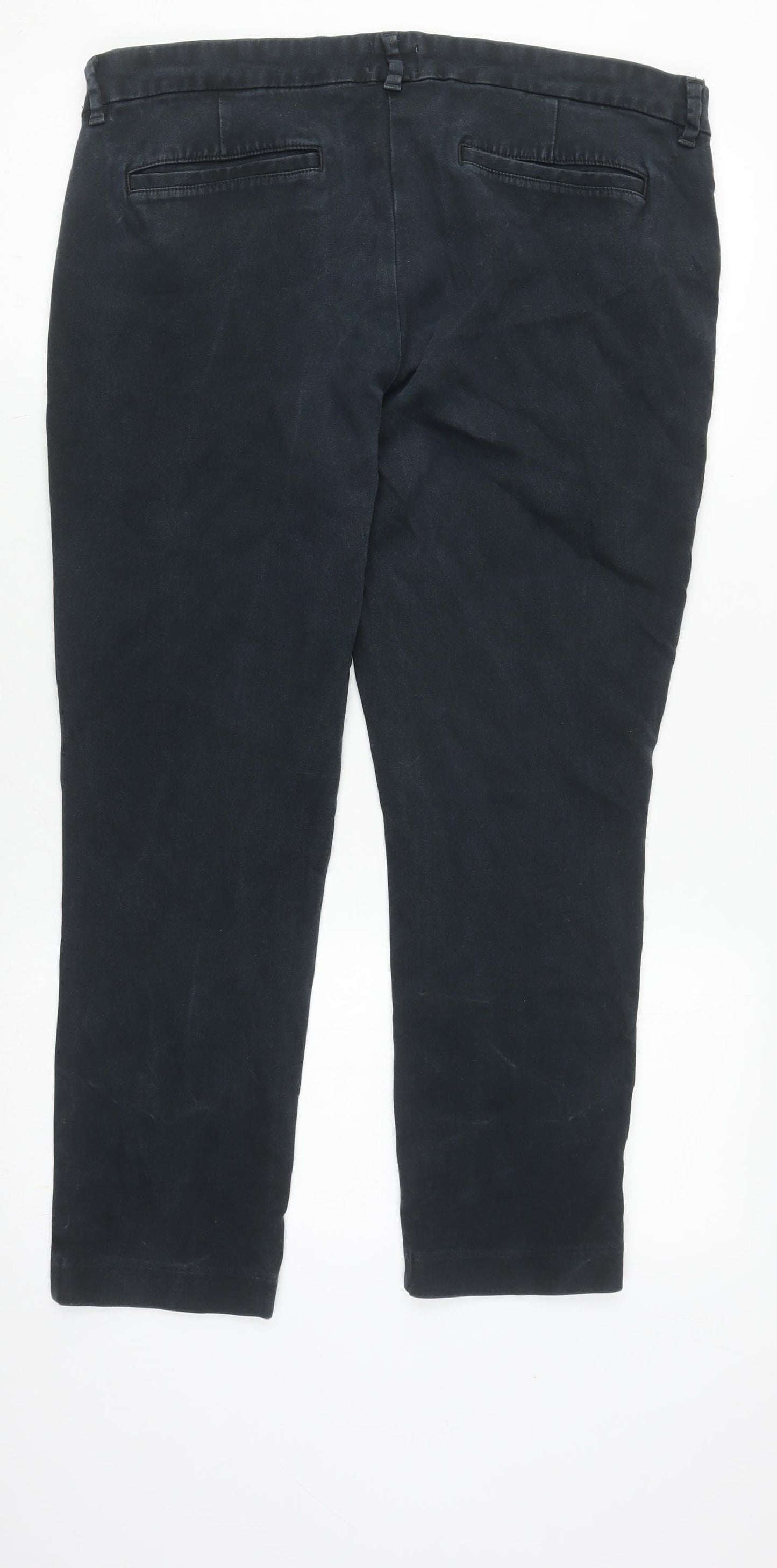 White Stuff Men's Black Trousers Size 16