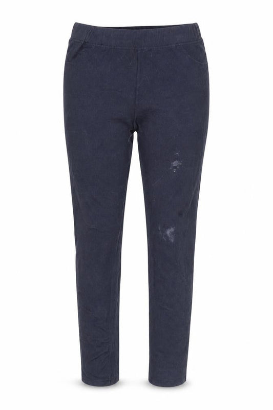 Front view of Anne de Lancay Women's Grey Leggings, size 14, Casual Fit