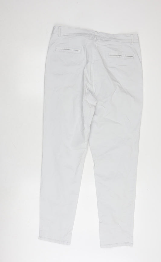 Laura Ashley Women's White Size 12 Trousers
