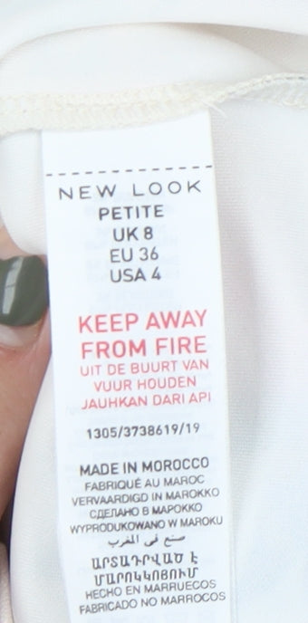 New Look Women's Floral Camisole Blouse, UK 8, Multicoloured